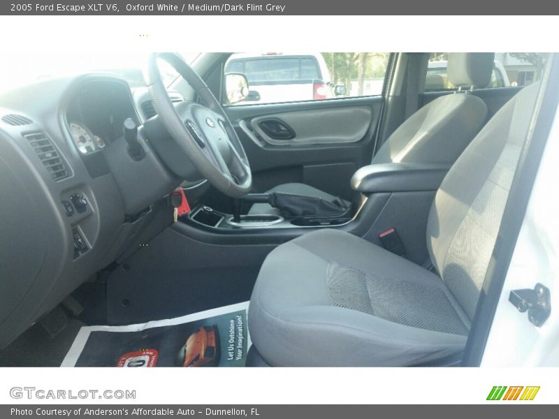 Oxford White / Medium/Dark Flint Grey 2005 Ford Escape XLT V6