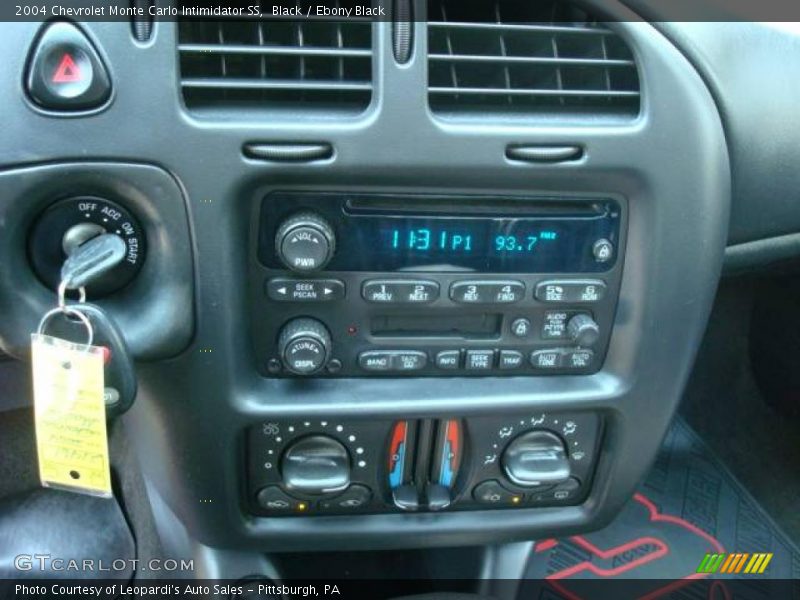 Black / Ebony Black 2004 Chevrolet Monte Carlo Intimidator SS