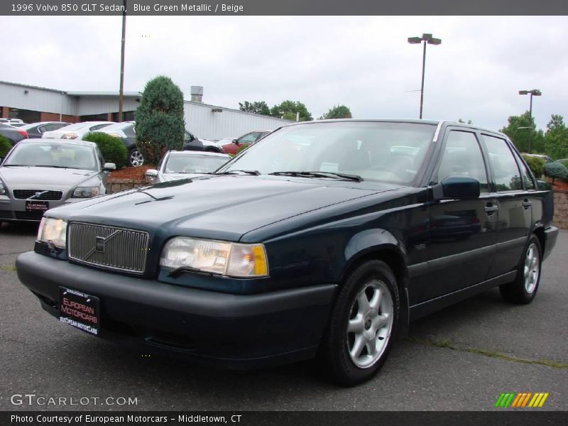 Blue Green Metallic / Beige 1996 Volvo 850 GLT Sedan