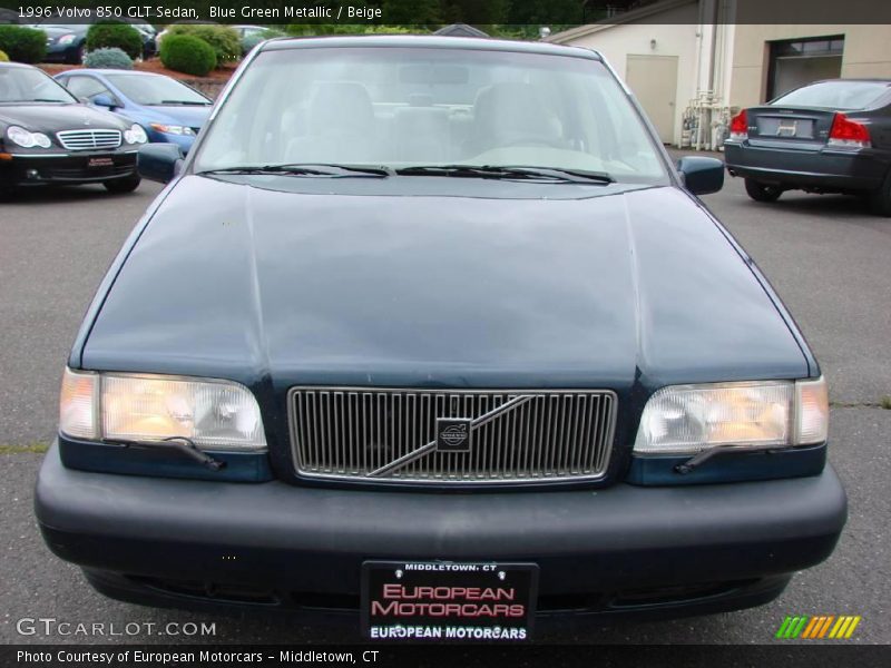 Blue Green Metallic / Beige 1996 Volvo 850 GLT Sedan