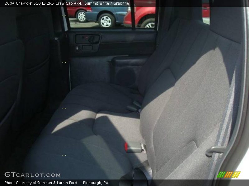 Summit White / Graphite 2004 Chevrolet S10 LS ZR5 Crew Cab 4x4