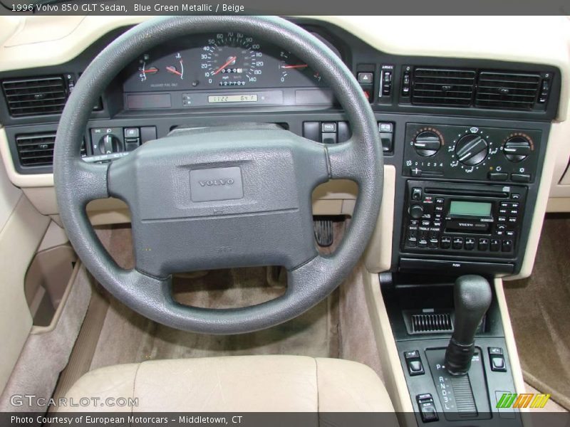 Blue Green Metallic / Beige 1996 Volvo 850 GLT Sedan