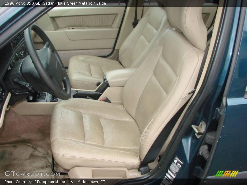 Blue Green Metallic / Beige 1996 Volvo 850 GLT Sedan