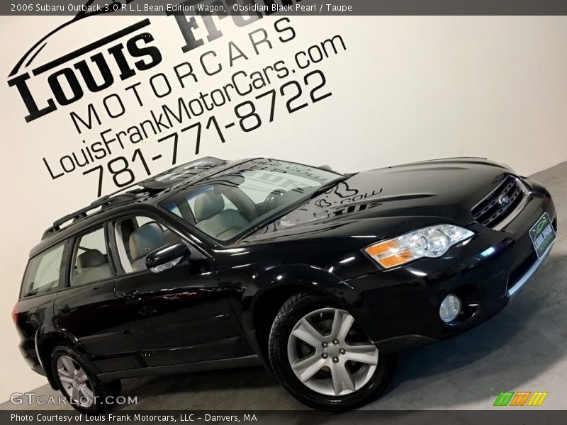 Obsidian Black Pearl / Taupe 2006 Subaru Outback 3.0 R L.L.Bean Edition Wagon