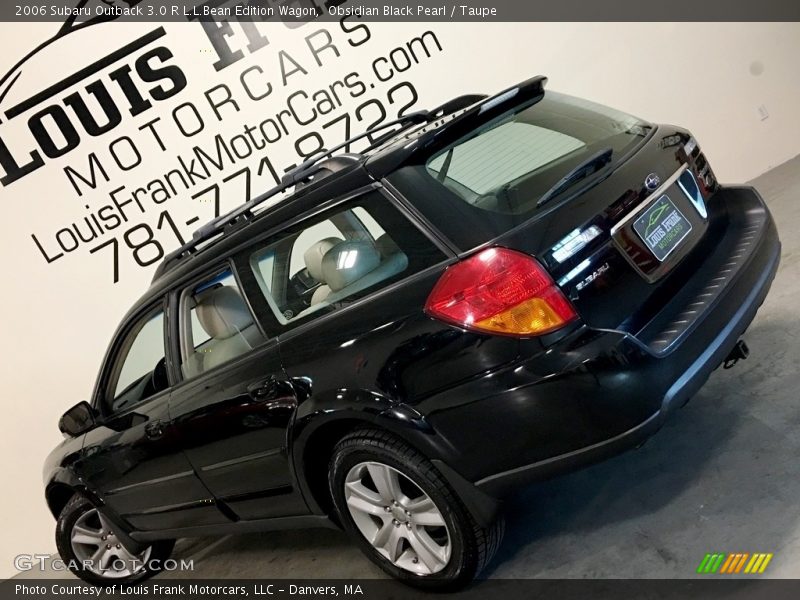 Obsidian Black Pearl / Taupe 2006 Subaru Outback 3.0 R L.L.Bean Edition Wagon
