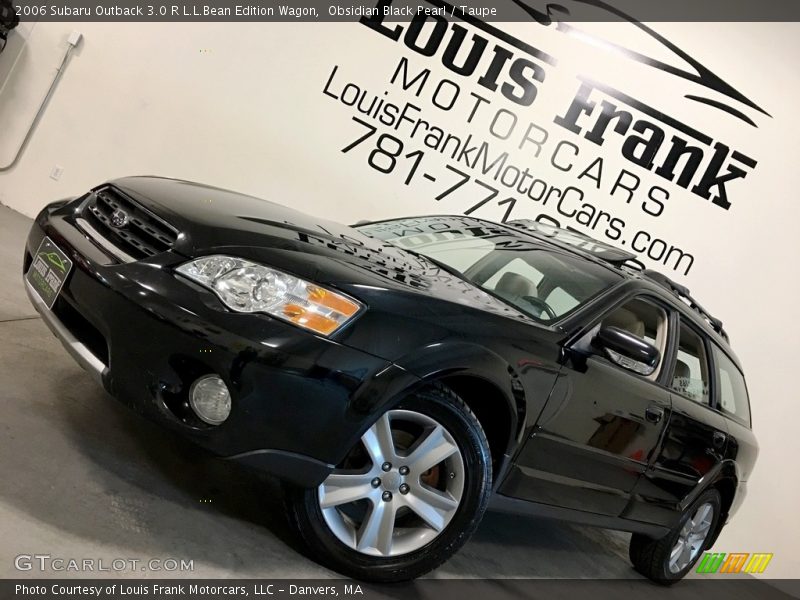 Obsidian Black Pearl / Taupe 2006 Subaru Outback 3.0 R L.L.Bean Edition Wagon