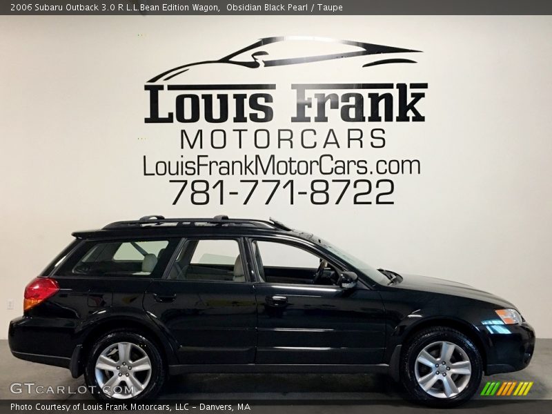 Obsidian Black Pearl / Taupe 2006 Subaru Outback 3.0 R L.L.Bean Edition Wagon