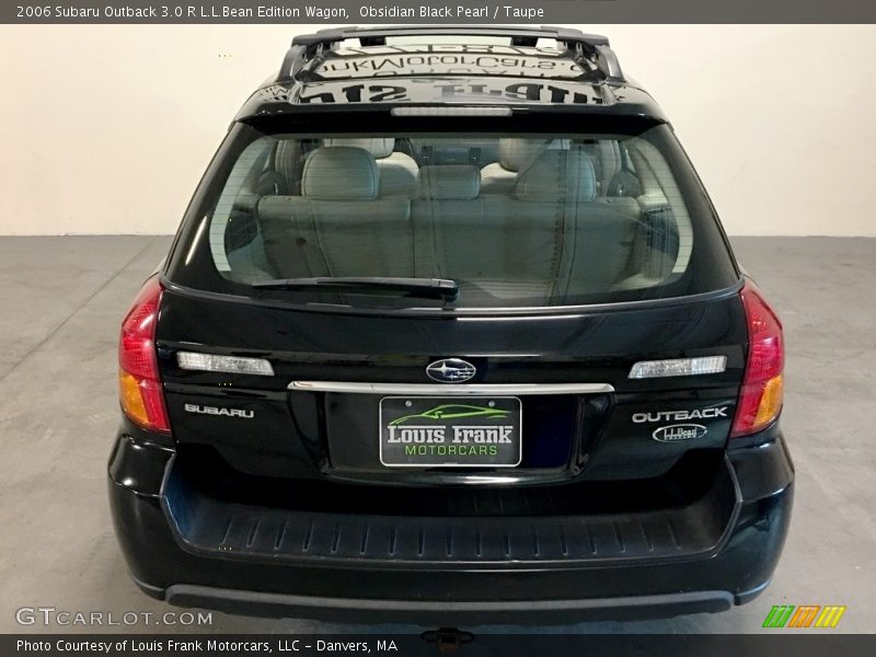 Obsidian Black Pearl / Taupe 2006 Subaru Outback 3.0 R L.L.Bean Edition Wagon