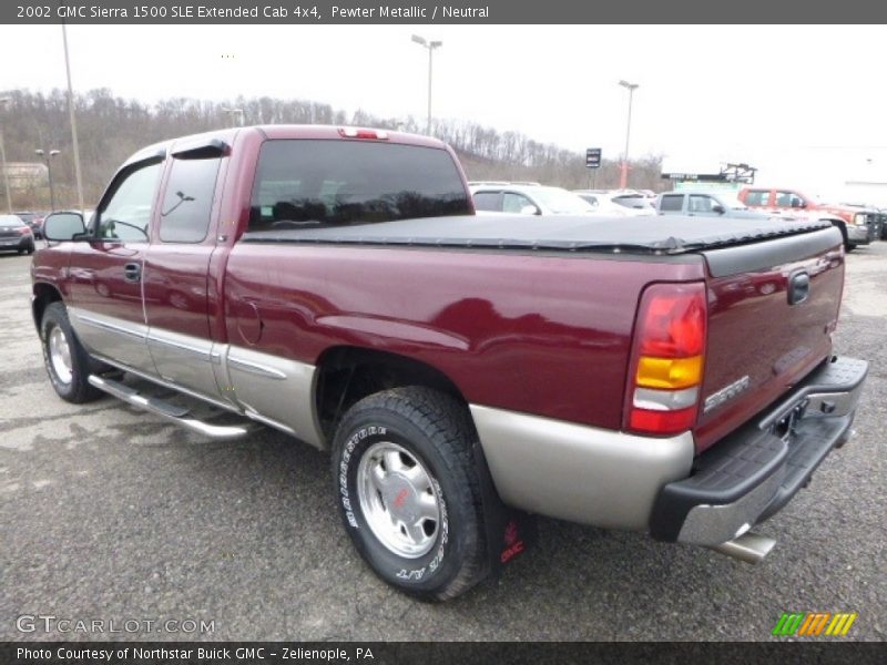Pewter Metallic / Neutral 2002 GMC Sierra 1500 SLE Extended Cab 4x4