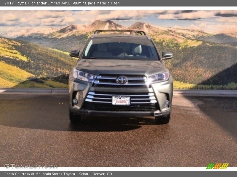 Alumina Jade Metallic / Ash 2017 Toyota Highlander Limited AWD