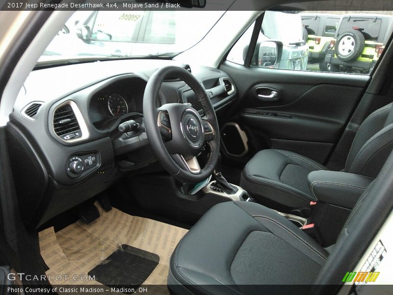 Front Seat of 2017 Renegade Deserthawk 4x4