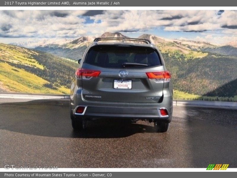 Alumina Jade Metallic / Ash 2017 Toyota Highlander Limited AWD