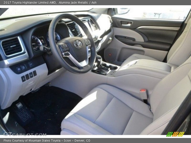 Alumina Jade Metallic / Ash 2017 Toyota Highlander Limited AWD