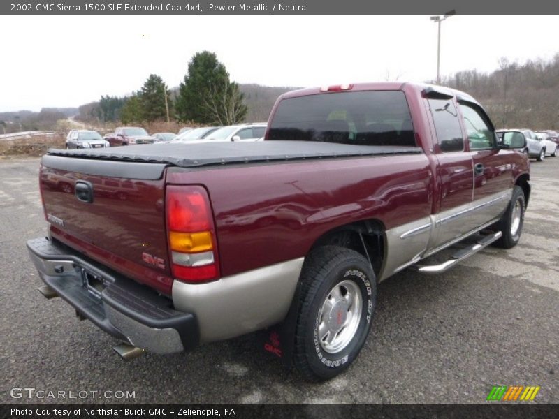 Pewter Metallic / Neutral 2002 GMC Sierra 1500 SLE Extended Cab 4x4