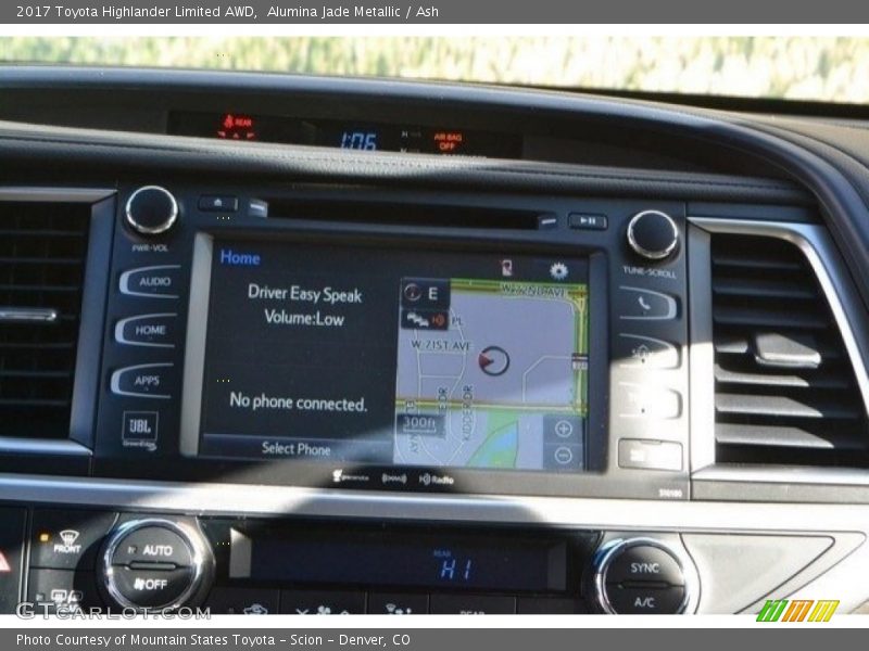 Alumina Jade Metallic / Ash 2017 Toyota Highlander Limited AWD