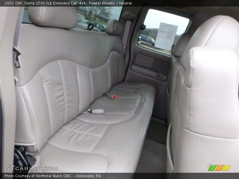 Pewter Metallic / Neutral 2002 GMC Sierra 1500 SLE Extended Cab 4x4