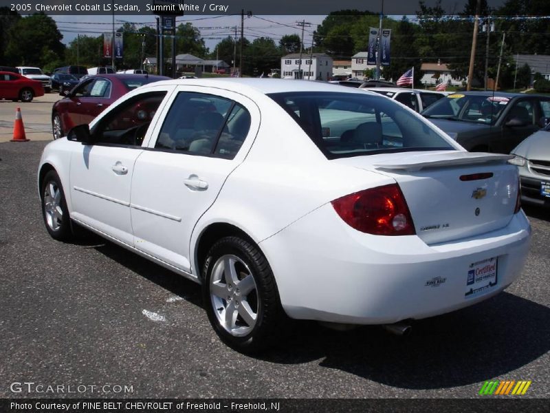 Summit White / Gray 2005 Chevrolet Cobalt LS Sedan