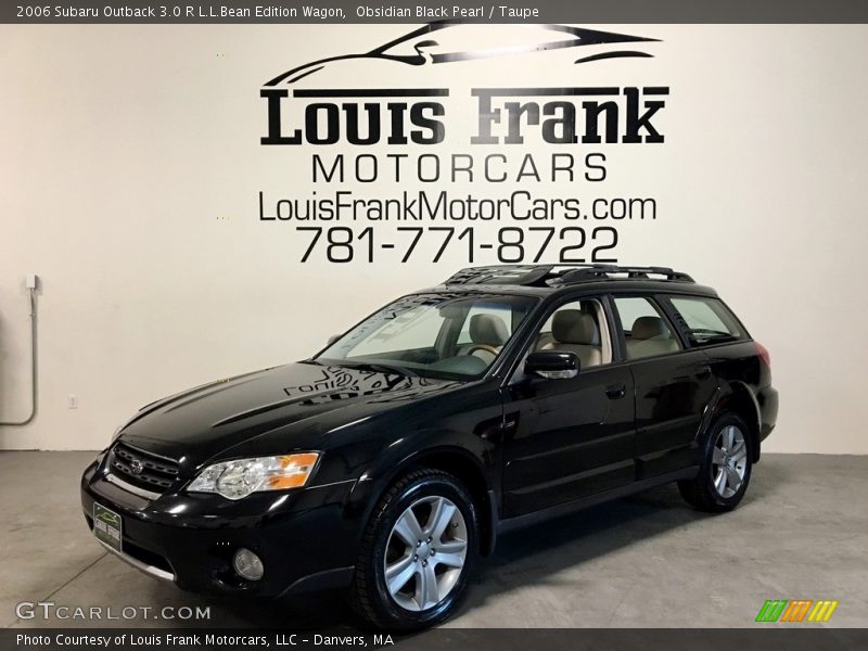 Obsidian Black Pearl / Taupe 2006 Subaru Outback 3.0 R L.L.Bean Edition Wagon