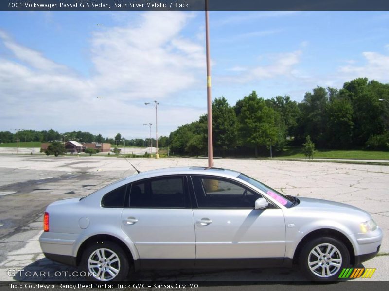 Satin Silver Metallic / Black 2001 Volkswagen Passat GLS Sedan