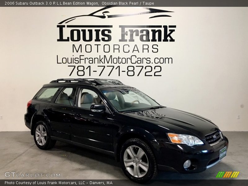 Obsidian Black Pearl / Taupe 2006 Subaru Outback 3.0 R L.L.Bean Edition Wagon