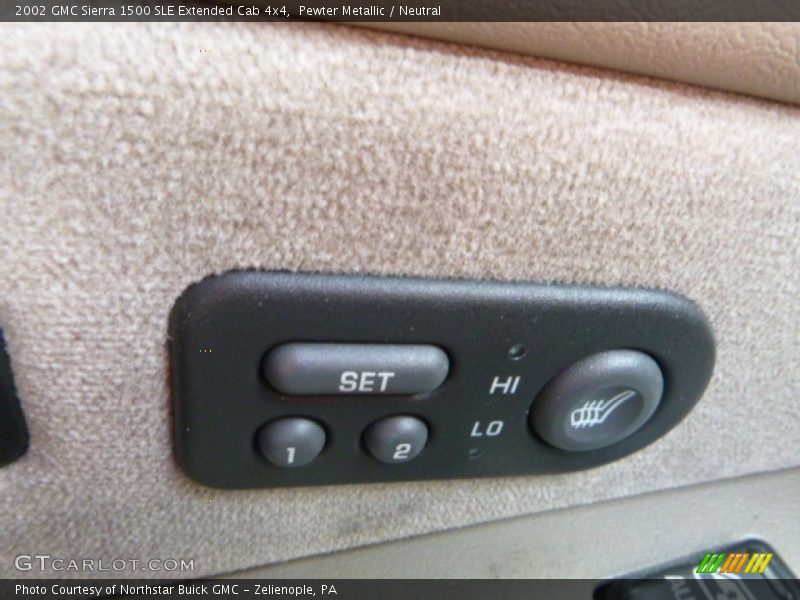 Pewter Metallic / Neutral 2002 GMC Sierra 1500 SLE Extended Cab 4x4