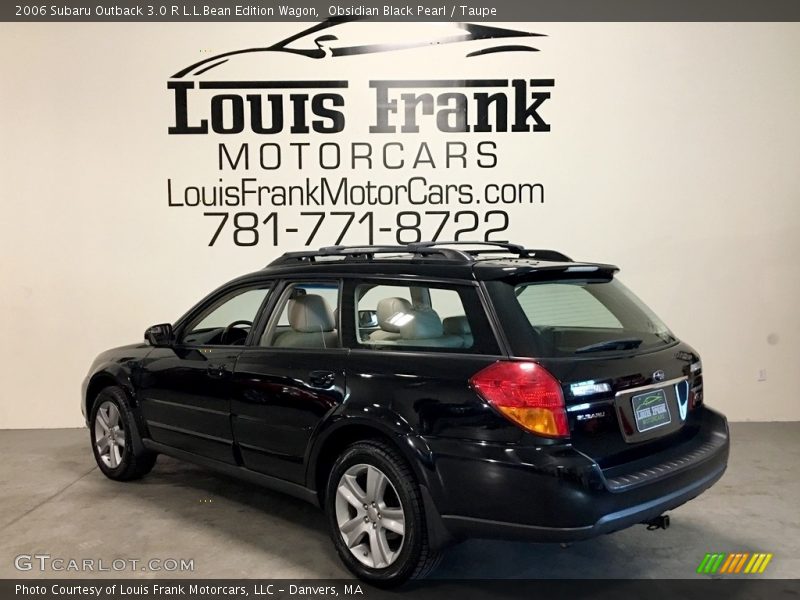 Obsidian Black Pearl / Taupe 2006 Subaru Outback 3.0 R L.L.Bean Edition Wagon