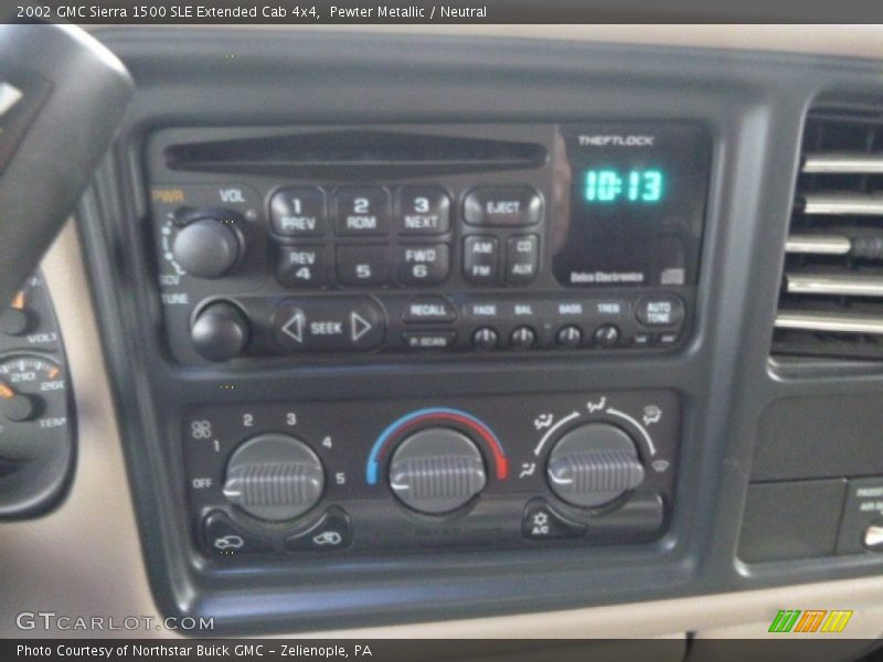 Pewter Metallic / Neutral 2002 GMC Sierra 1500 SLE Extended Cab 4x4