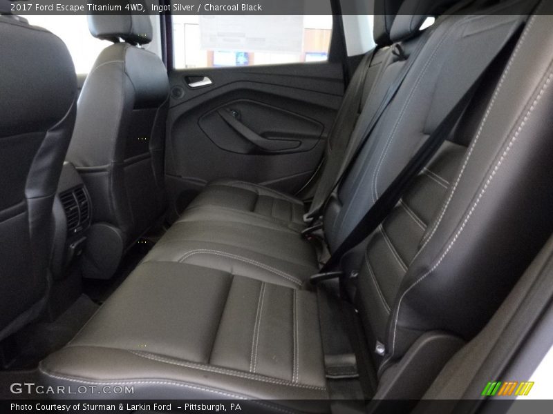 Ingot Silver / Charcoal Black 2017 Ford Escape Titanium 4WD