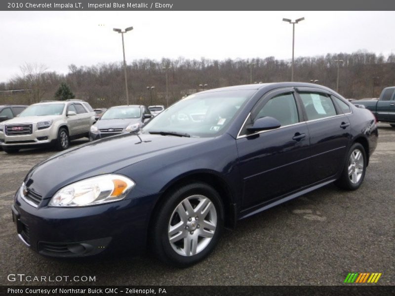 Imperial Blue Metallic / Ebony 2010 Chevrolet Impala LT