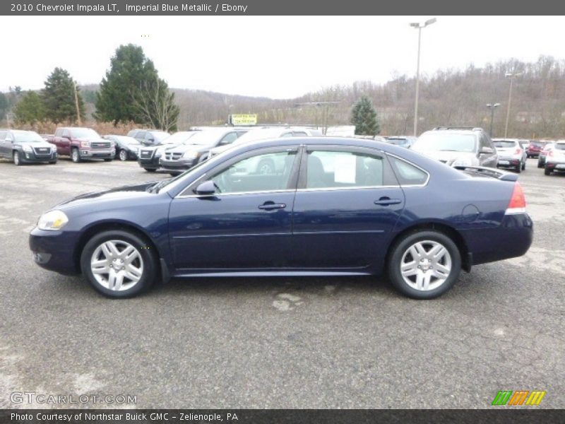 Imperial Blue Metallic / Ebony 2010 Chevrolet Impala LT