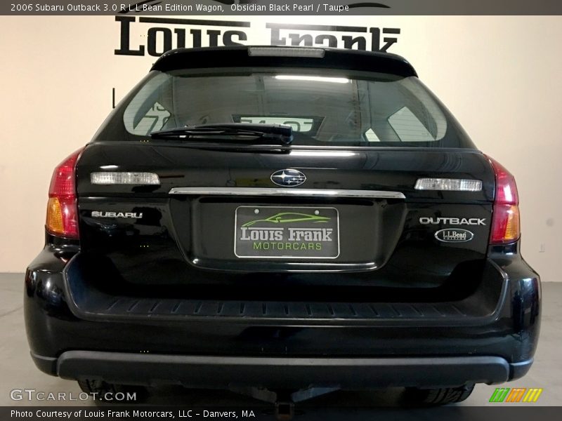 Obsidian Black Pearl / Taupe 2006 Subaru Outback 3.0 R L.L.Bean Edition Wagon