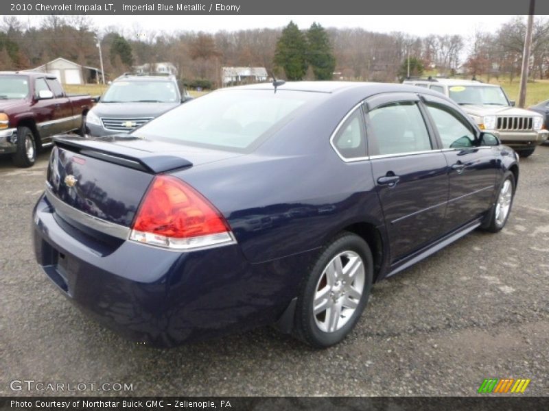 Imperial Blue Metallic / Ebony 2010 Chevrolet Impala LT