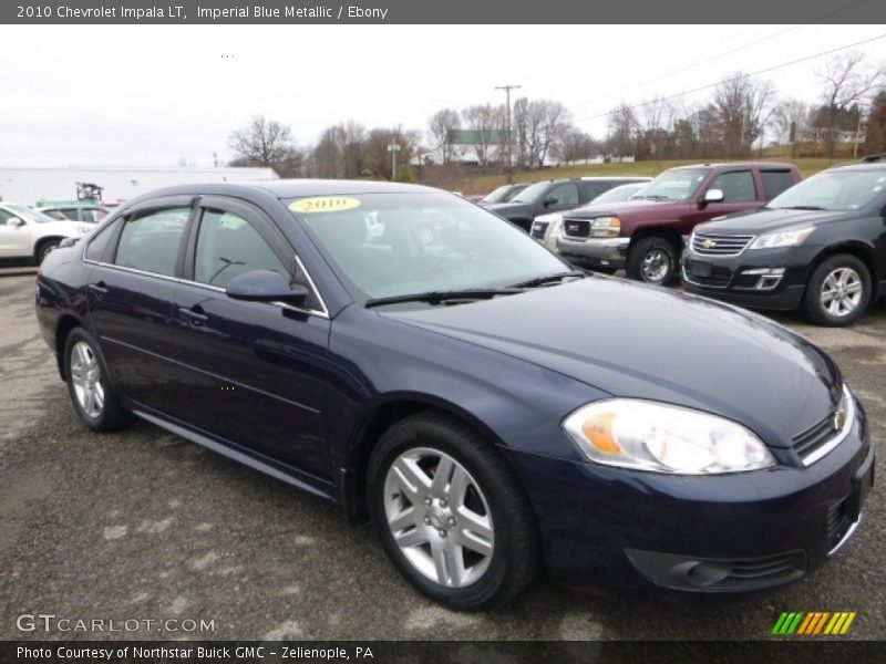 Imperial Blue Metallic / Ebony 2010 Chevrolet Impala LT