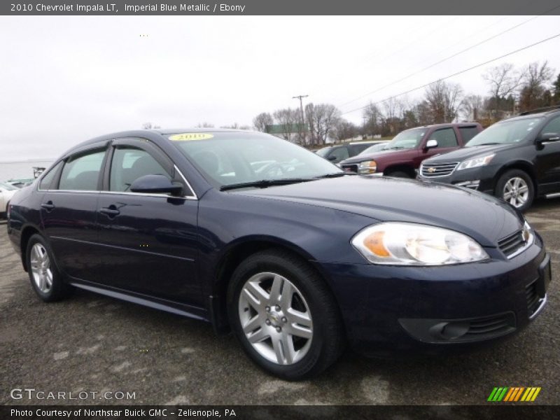 Imperial Blue Metallic / Ebony 2010 Chevrolet Impala LT