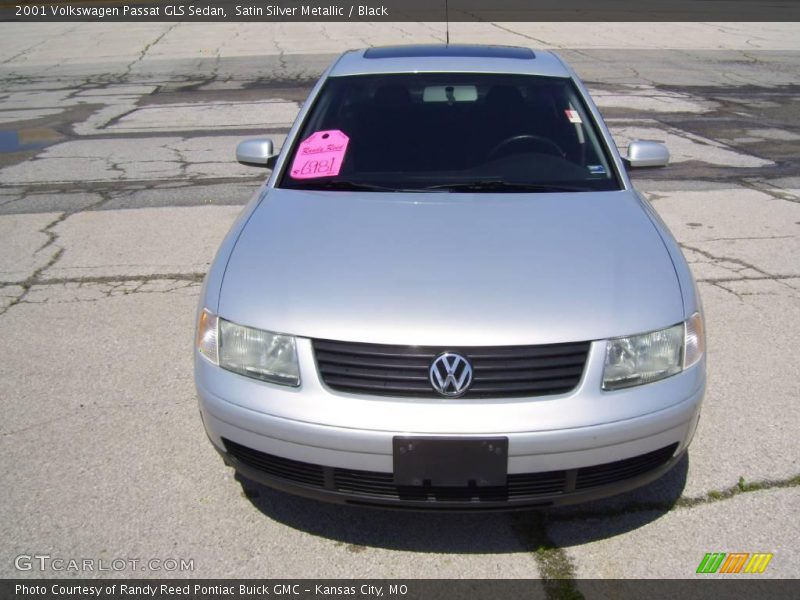 Satin Silver Metallic / Black 2001 Volkswagen Passat GLS Sedan