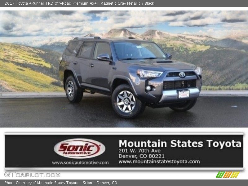 Magnetic Gray Metallic / Black 2017 Toyota 4Runner TRD Off-Road Premium 4x4