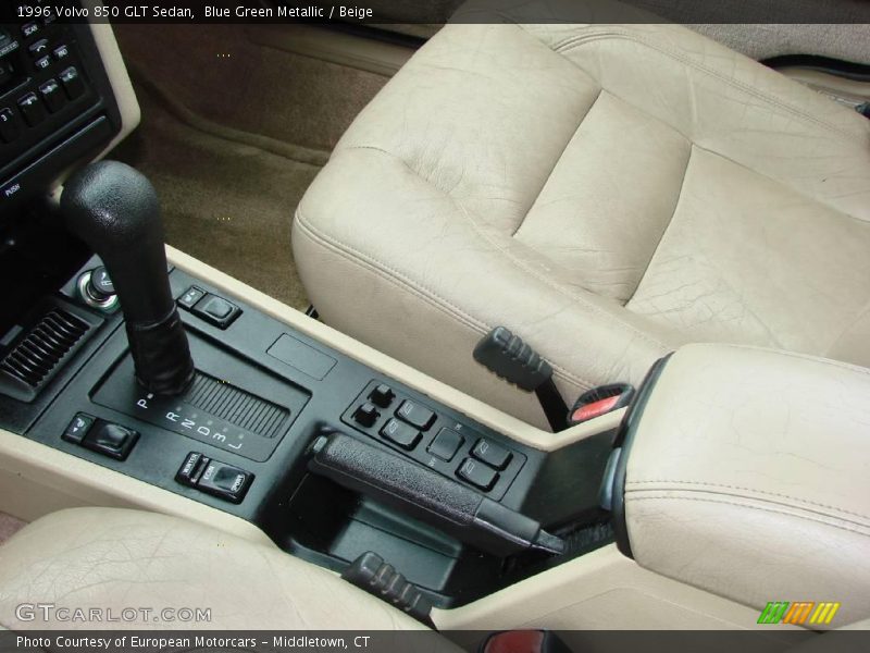 Blue Green Metallic / Beige 1996 Volvo 850 GLT Sedan
