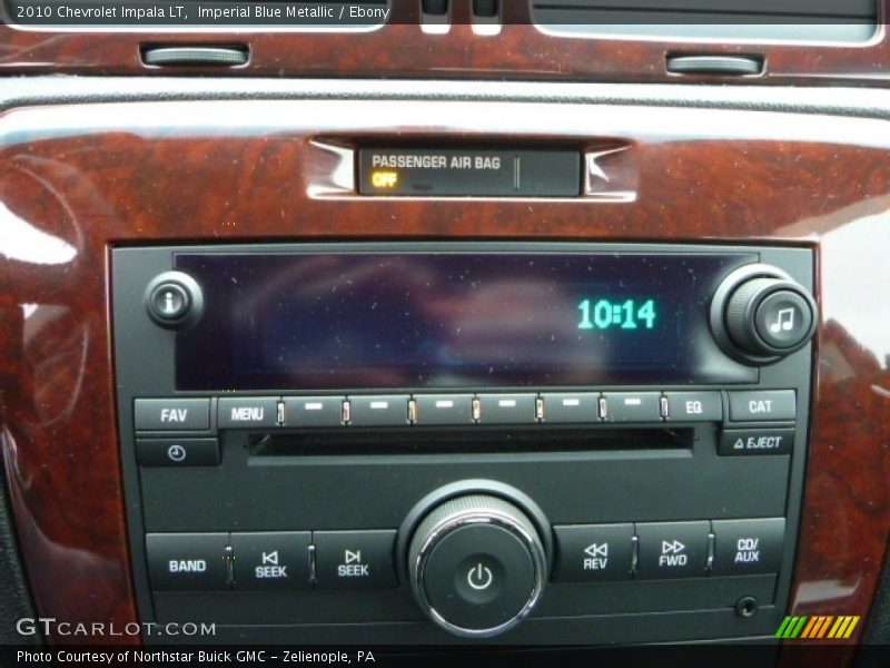Imperial Blue Metallic / Ebony 2010 Chevrolet Impala LT