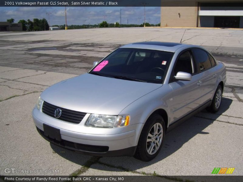 Satin Silver Metallic / Black 2001 Volkswagen Passat GLS Sedan