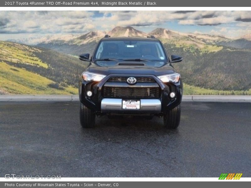 Midnight Black Metallic / Black 2017 Toyota 4Runner TRD Off-Road Premium 4x4