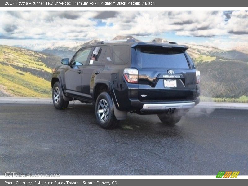 Midnight Black Metallic / Black 2017 Toyota 4Runner TRD Off-Road Premium 4x4