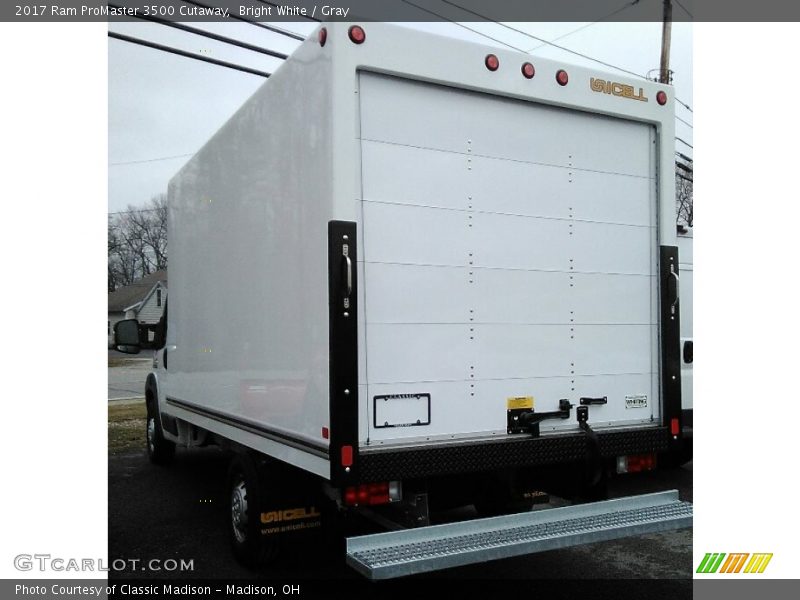 Bright White / Gray 2017 Ram ProMaster 3500 Cutaway