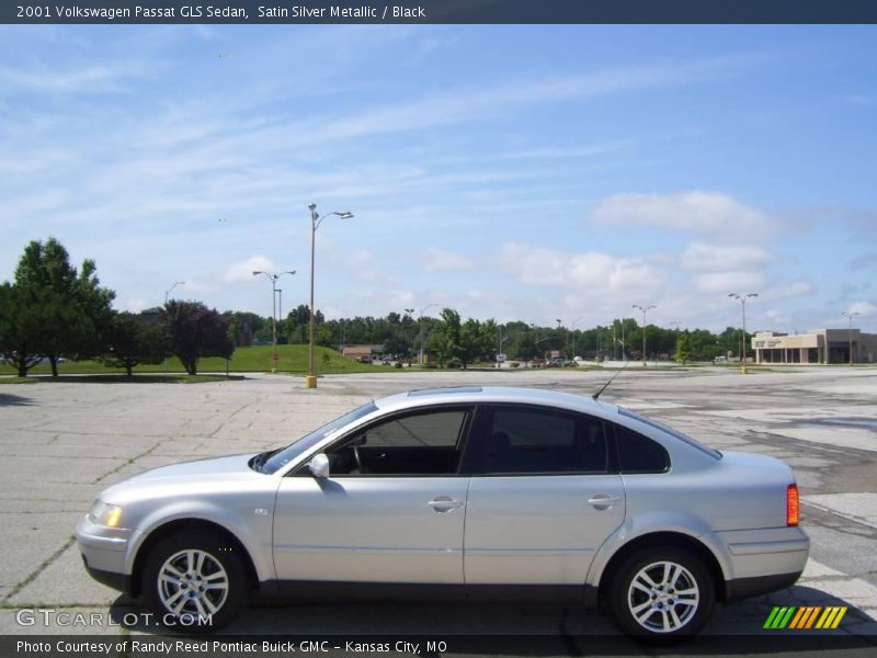 Satin Silver Metallic / Black 2001 Volkswagen Passat GLS Sedan