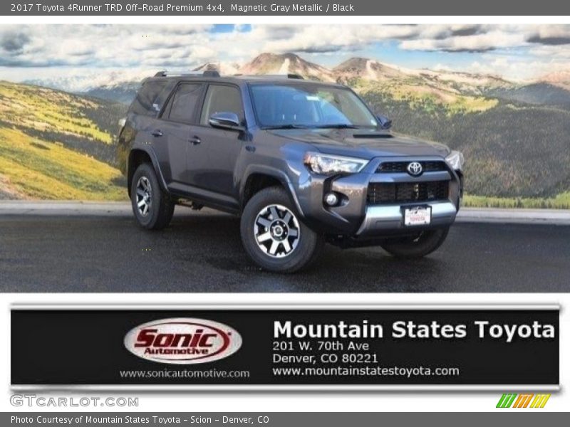 Magnetic Gray Metallic / Black 2017 Toyota 4Runner TRD Off-Road Premium 4x4