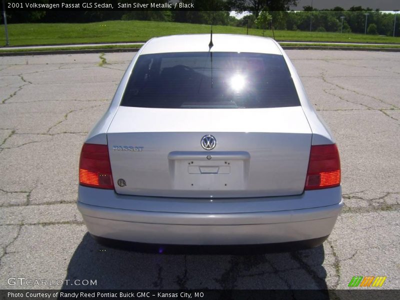 Satin Silver Metallic / Black 2001 Volkswagen Passat GLS Sedan