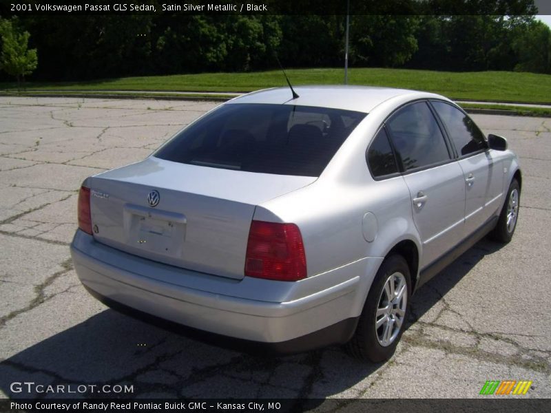 Satin Silver Metallic / Black 2001 Volkswagen Passat GLS Sedan