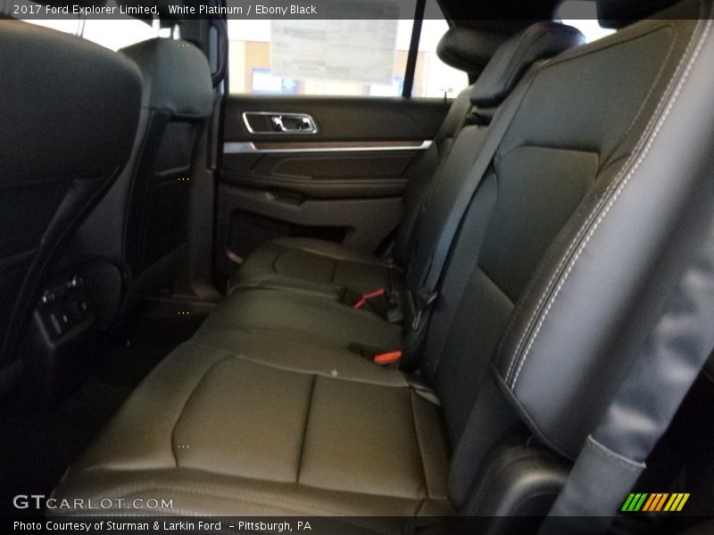 White Platinum / Ebony Black 2017 Ford Explorer Limited