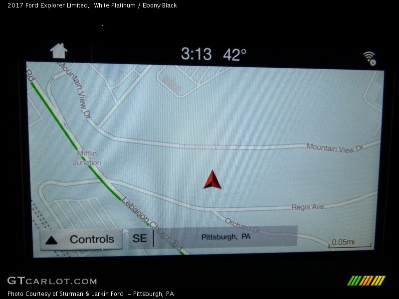 White Platinum / Ebony Black 2017 Ford Explorer Limited