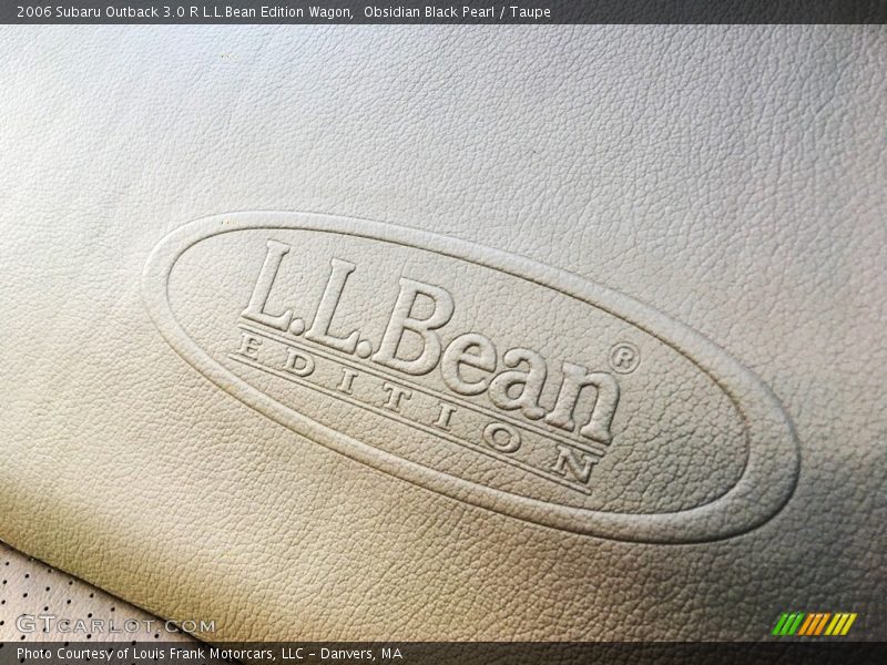 Obsidian Black Pearl / Taupe 2006 Subaru Outback 3.0 R L.L.Bean Edition Wagon