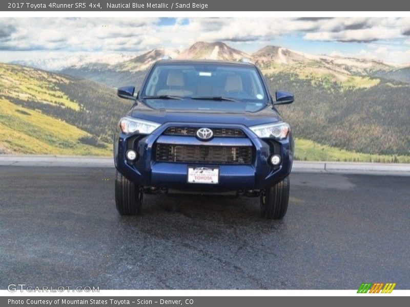 Nautical Blue Metallic / Sand Beige 2017 Toyota 4Runner SR5 4x4